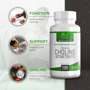 Choline Bitartrate - For Focus & Concentration