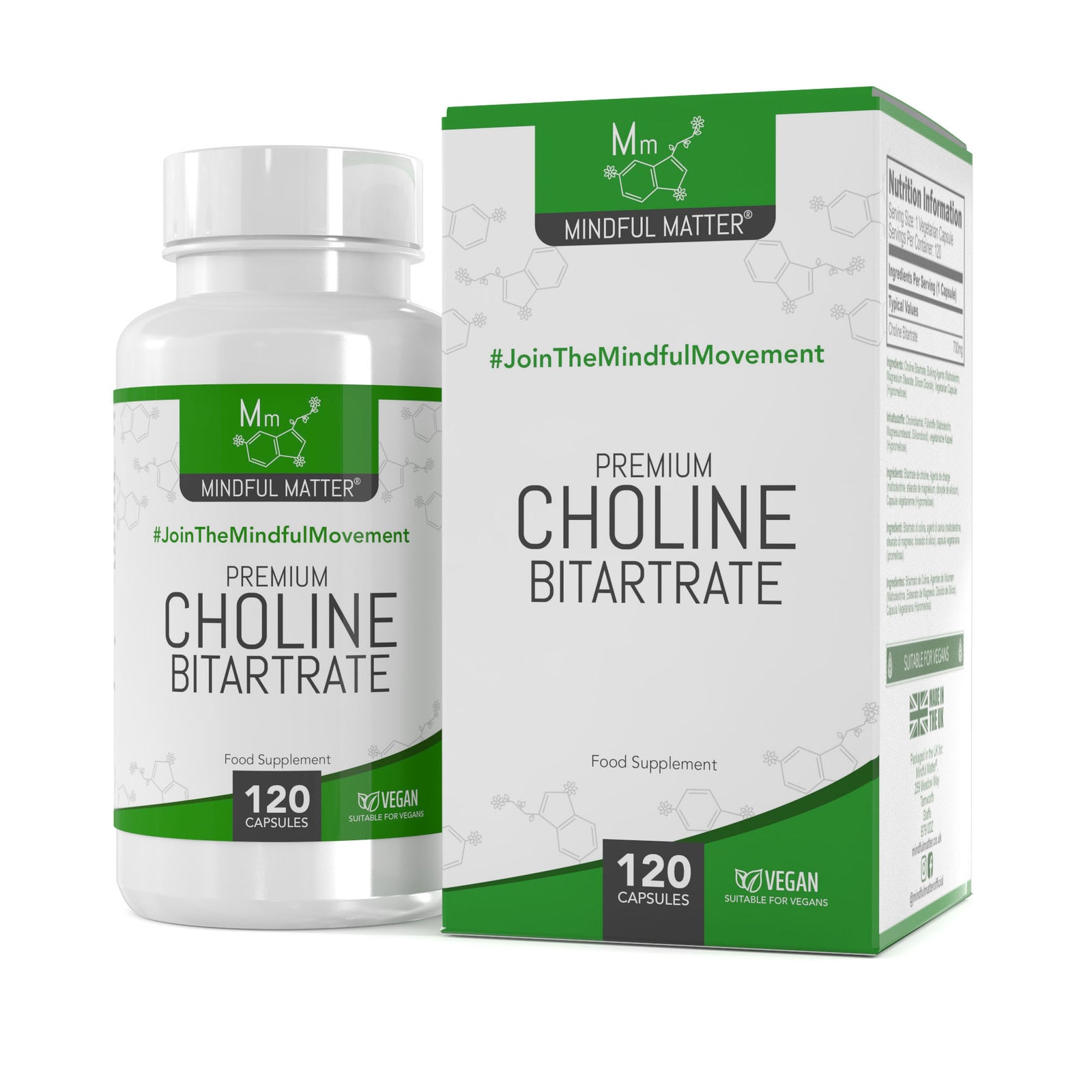 Choline Bitartrate - For Focus & Concentration